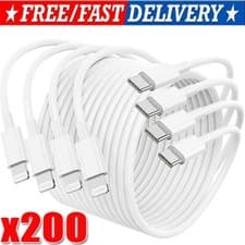 image of Fast Charger Cable Type USB C PD  Cord to For iPhone 14 13 12 11 Pro Max XR lot