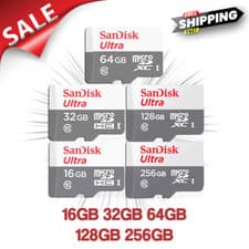 image of SanDisk Micro SD Card Ultra 16GB 32GB 64GB 128GB 256GB TF SDHC/SDXC Class 10